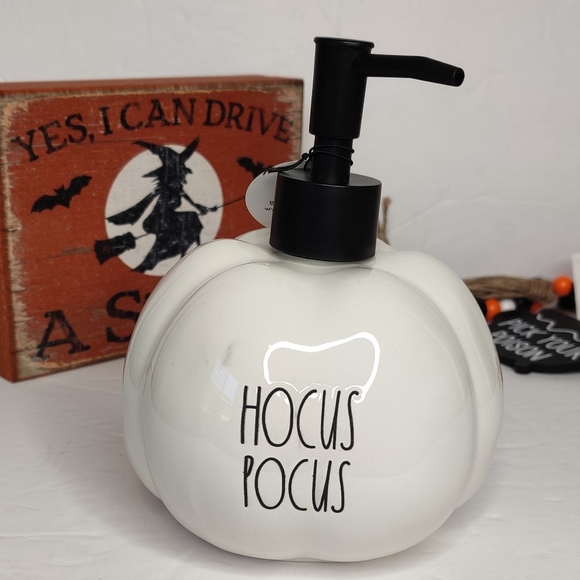 Rae Dunn Other - Rae Dunn Hocus Pocus Pumpkin Hand Soap Dispenser